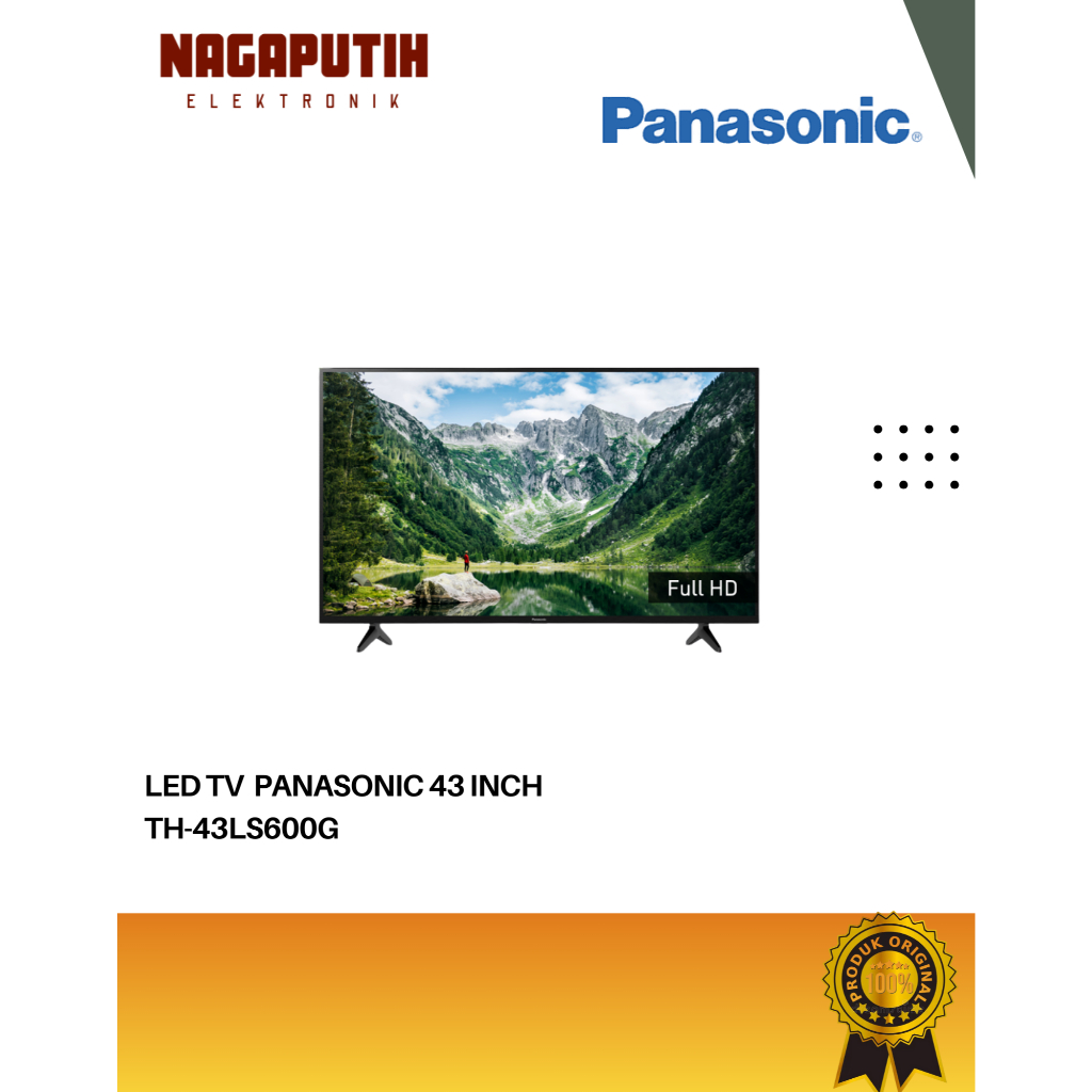 Panasonic Smart LED TV 43 inch TH-43LS600G Garansi