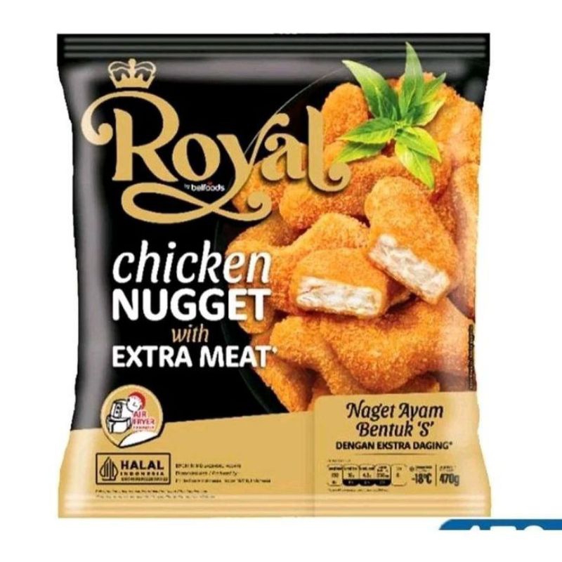

Nugget Ayam Royal Belfoods with Extra Meat | Royal Nugget Ayam Belfoods 250gr & 470gr