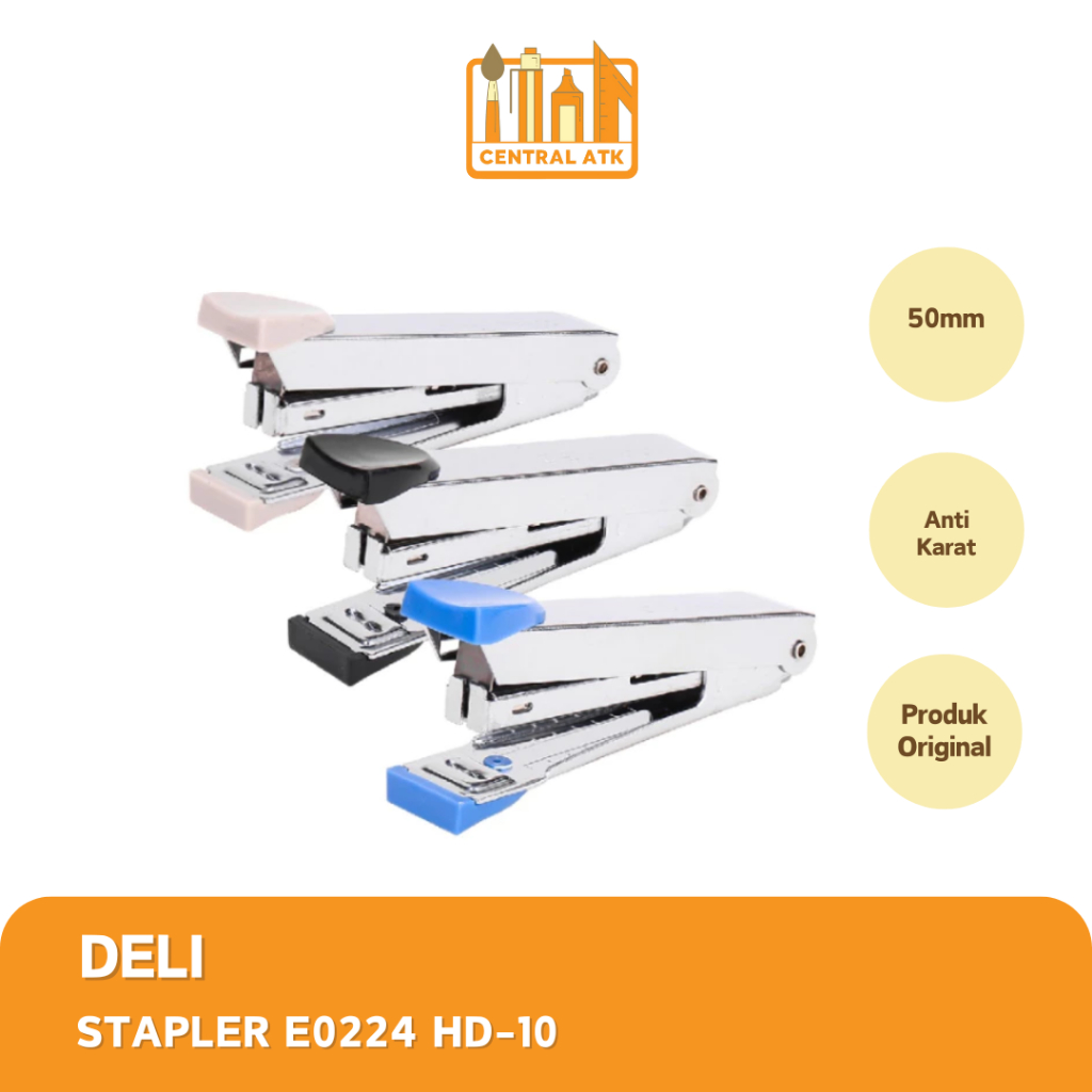 

JEPRETAN / STEPLER STAPLER E0224 HD-10 DELI (1 PCS)