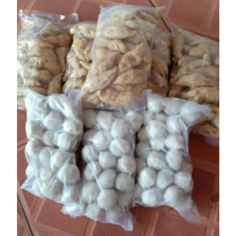 

Bakso dan fukkien ikan tenggiri.