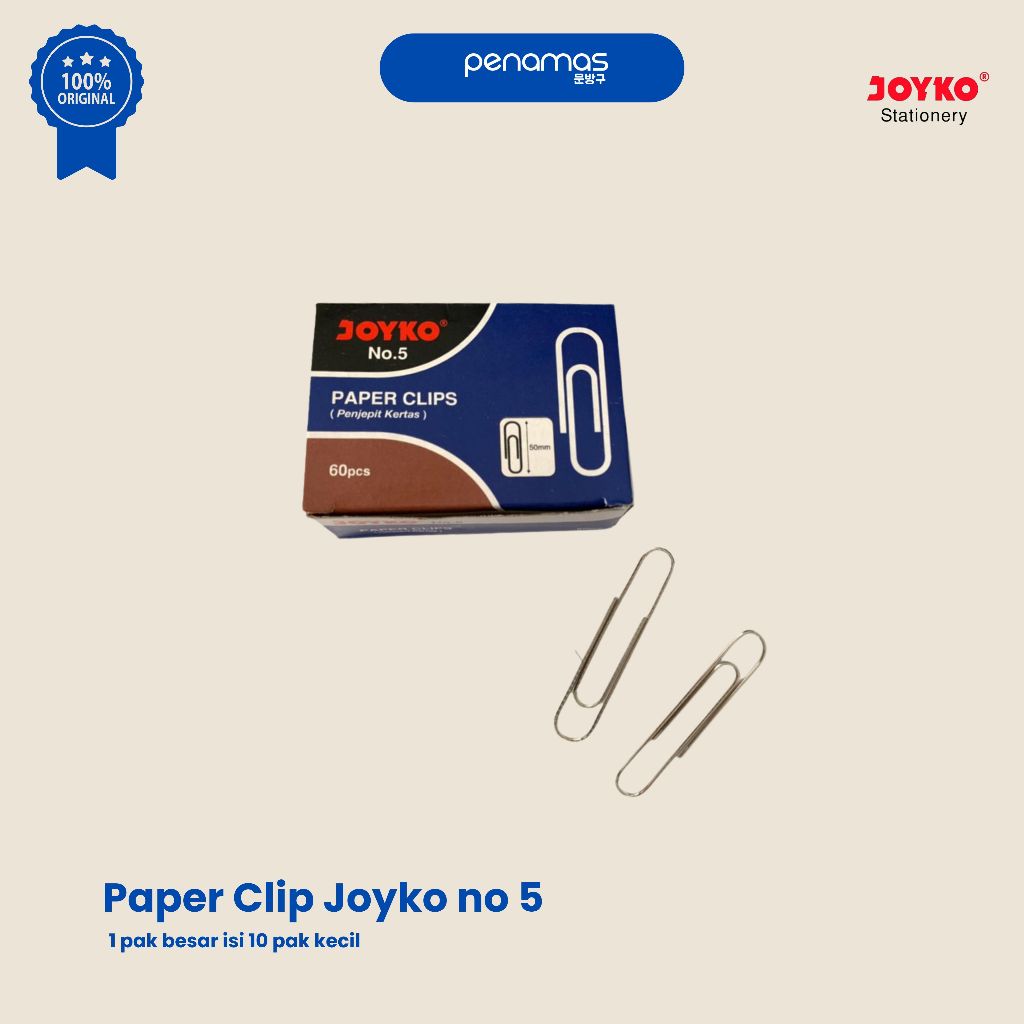

PAPER CLIP JOYKO NO 5 / PAK KECIL