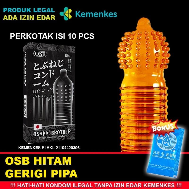 Osaka Brother Bergerigi Super Tipis Premium Kondom