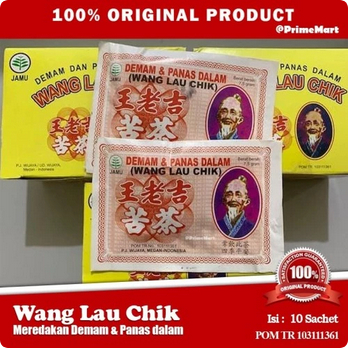 

Wang Lau Chik 10 Bungkus - Obat Teh Herbal untuk Panas Dalam & Demam