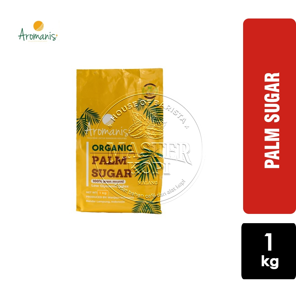 

Aromanis Organic Palm Sugar [Pouch Besar 1kg]