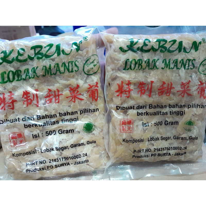 

Lobak Manis Kebun 500gr