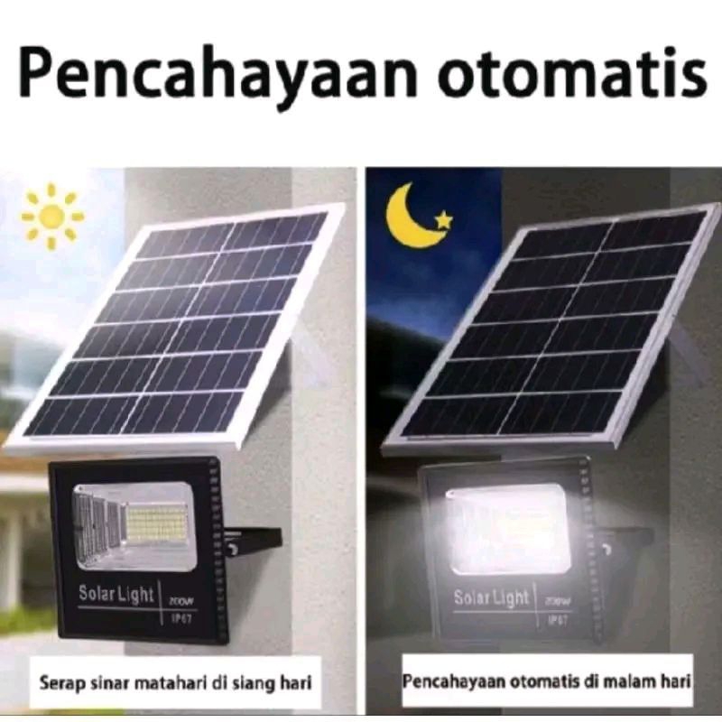 Sunpro S-200 Solar Light 200Watt Lampu Sorot Led Tenaga Surya Original