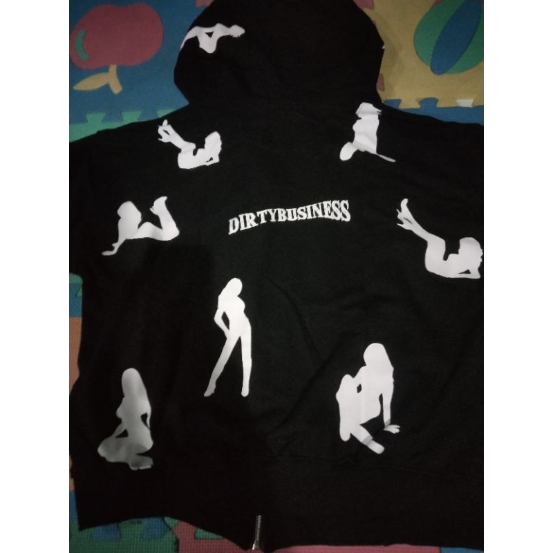 zip hoodie dirty business