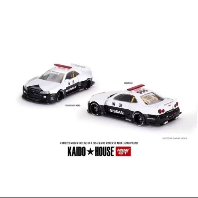 NISSAN SKYLINE GT-R (R34) KAIDO WORKS V2 AERO (JAPAN POLICE)