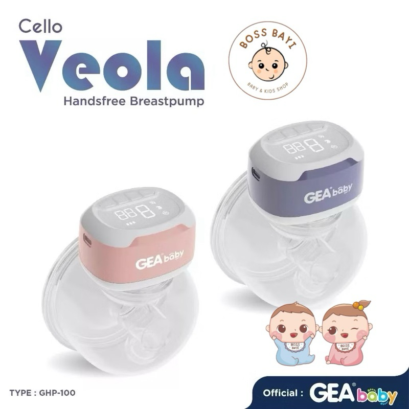 GEA Baby Cello Veola Handsfree Breast Pump / Pompa Asi Handsfree