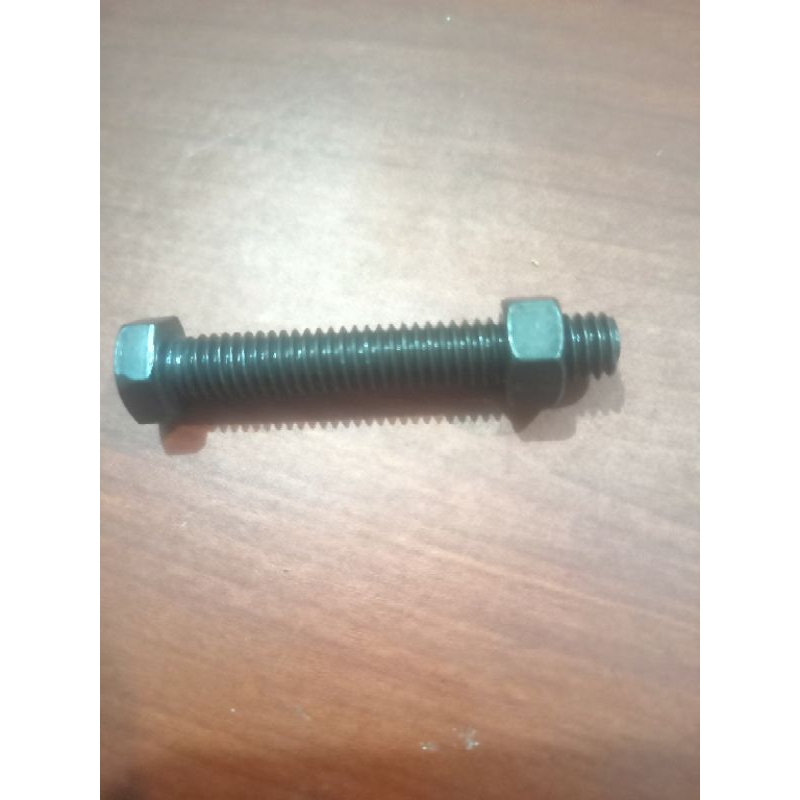 baut 12 hitam panjang 2,5cm/ baut mur unc 5/16 x 1" k.12 hitam