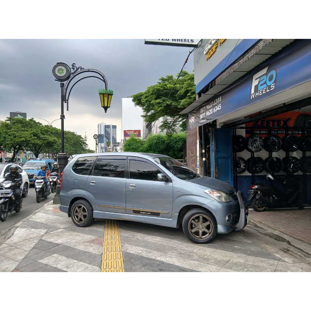 PAKET VELG PLUS BAN ACCELERA 185 65 R15 UNTUK MOBIL AVANZA USE VELG HSR STY RING 15