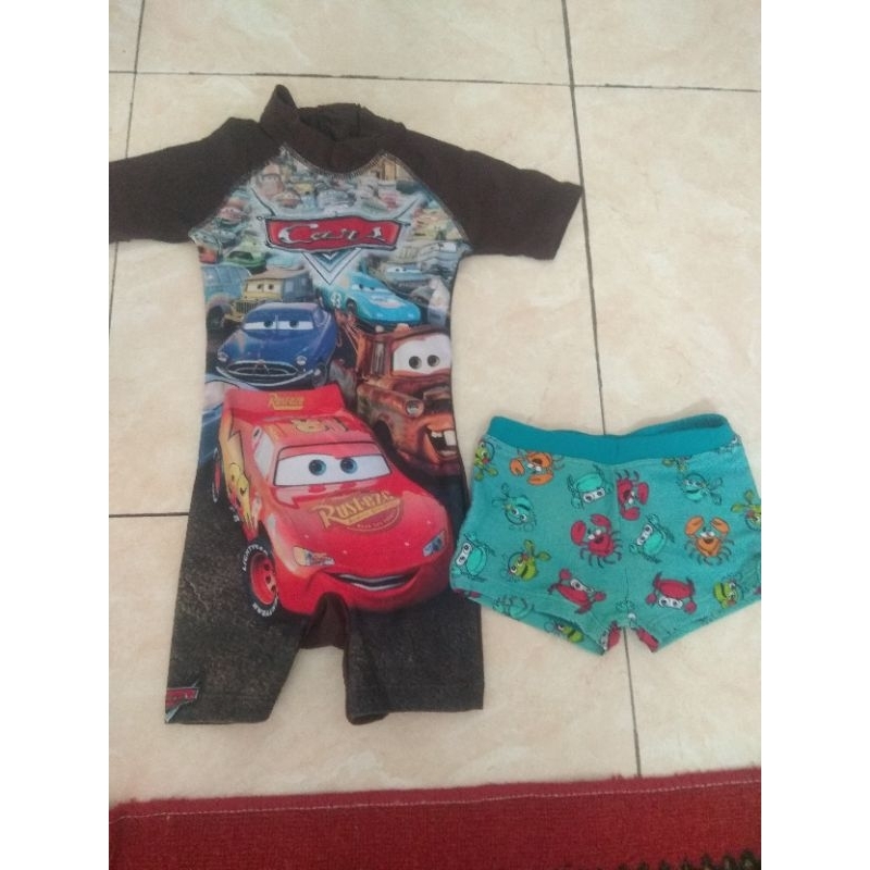preloved baju renang anak free celana renang