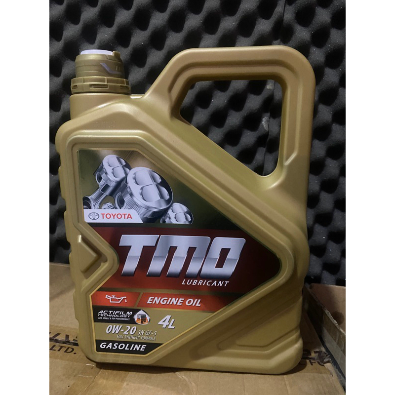 Oli TMO GOLD 0W-20 untuk BENSIN gasoline (4L) Original Toyota // TMO BENSIN 0W20 // galon TMO GOLD 0