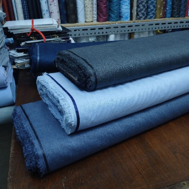 KAIN KATUN SLUB/ Kain katun Polos / Kain Katun Italy polos