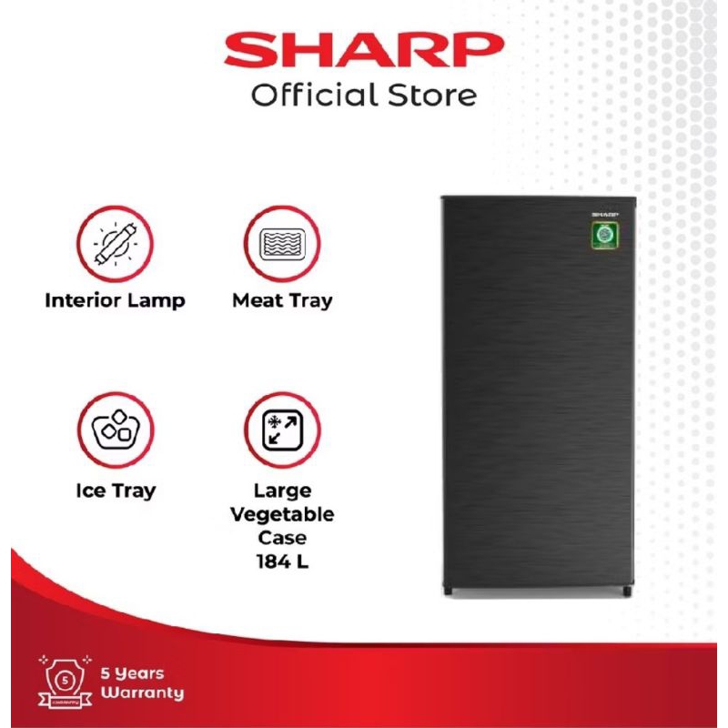 CARGO KULKAS SHARP 182NHS / KULKAS SHARP 1PINTU