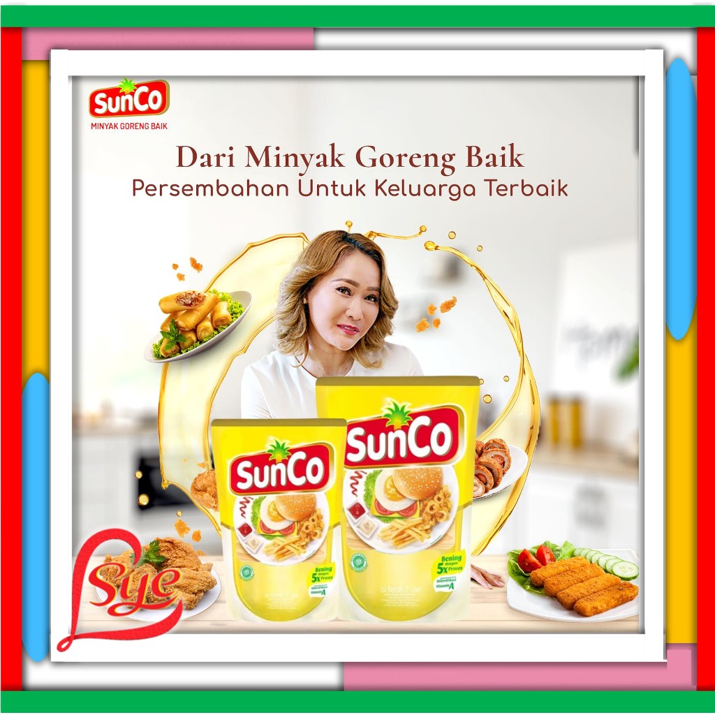 

Minyak Goreng Sunco 1 Liter & 2 Liter / Sunco Cooking Oil / Sun Co Minyak Kelapa Sawit / SYE