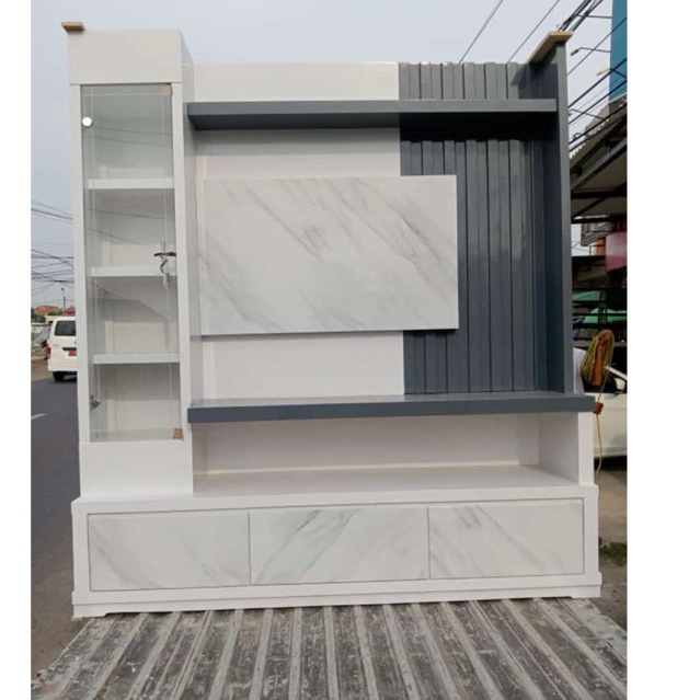 (KHUSUS KARAWANG) RAK TV / PAJANGAN TV / BUPET TV