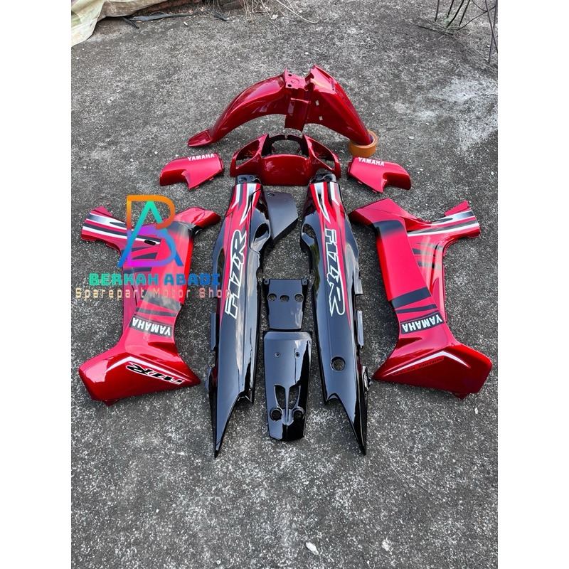 COVER BODY Full Set Halus F1ZR FizR SE Merah Maroon Hitam Special Edition, cover body Motor Yamaha F