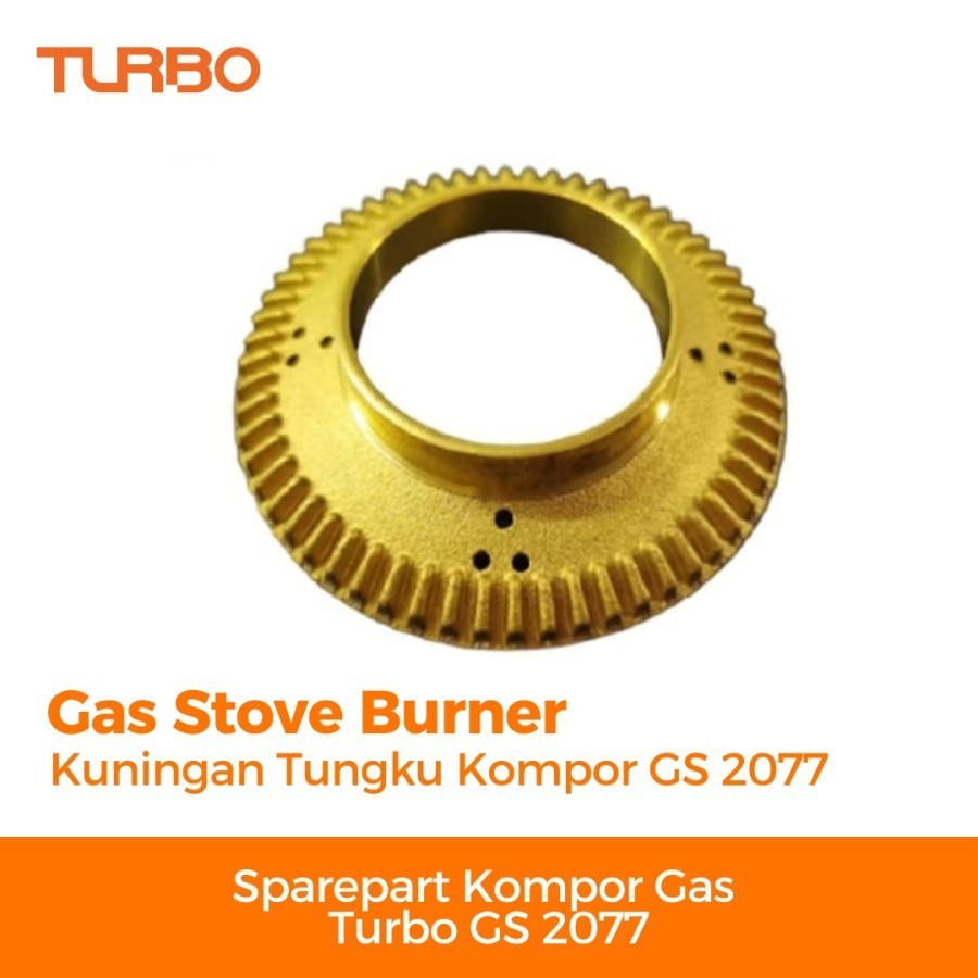 Burner Kuningan Tungku Kompor Gas Turbo GS2077 Gas Stove Burner GS 2077 ORIGINAL
