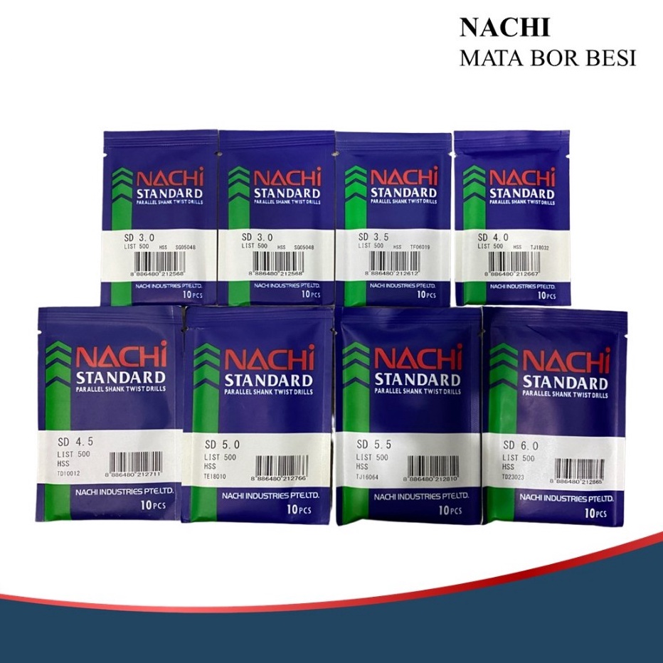 FG2 ORI NACHI 2 25 3 35 4 45 5 6 8 1 12 MM MATA BOR MATABOR BESI HSS