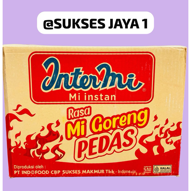 

[1 DUS ISI 40 BUNGKUS] INTERMIE GORENG PEDAS