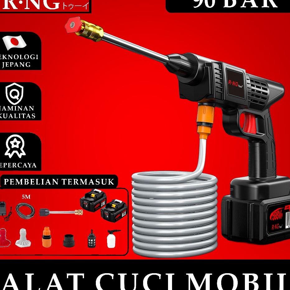 Extra  dibuat di Jepang9 Bar 598V alat cuci motor dan mobil alat cuci mobil cuci motor poble jet ala
