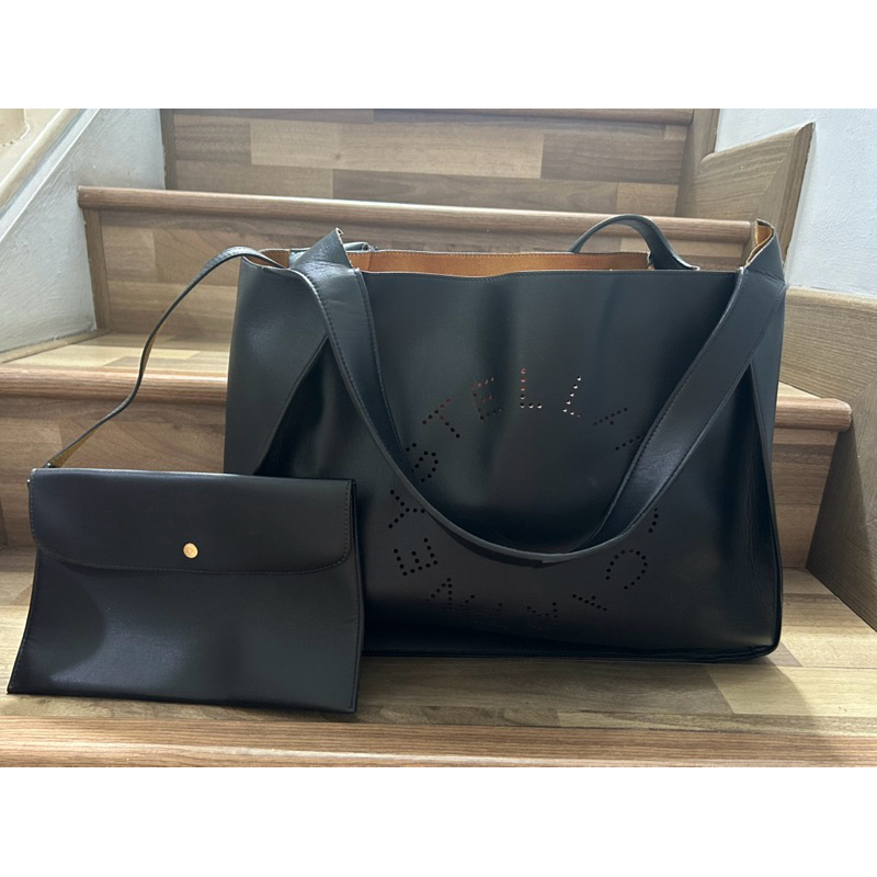 stella mccartney logo tote bag