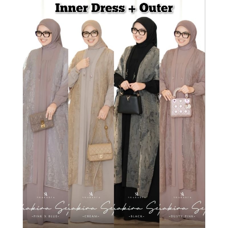 Shakira Set (Inner Dress+Outer) by shararea