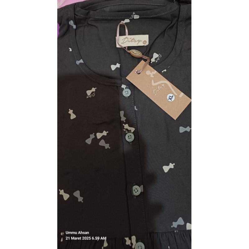 DITSY AGUSTUS 2024 MANNEQUIN ASHGREY XL NIGHTGOWN