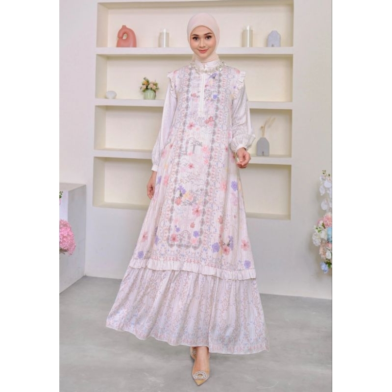 Siap Kirim Anamika Sanahara Signature Dress Pristine Serenity M L XL XXL by Kienkaid Kienka.id