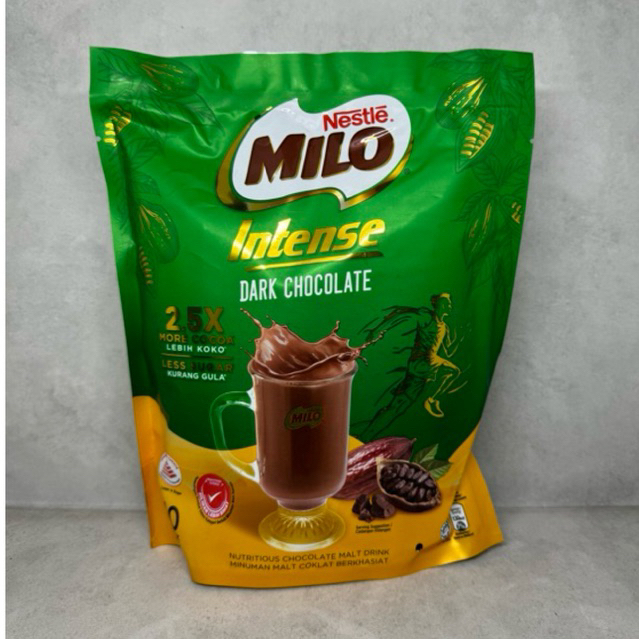 

Milo Intense Dark Chocolate isi 10 ori Malaysia