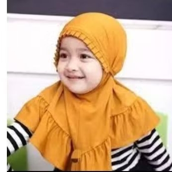 jilbab bayi jilbab instan anak umur 3 bulan - 2 tahun