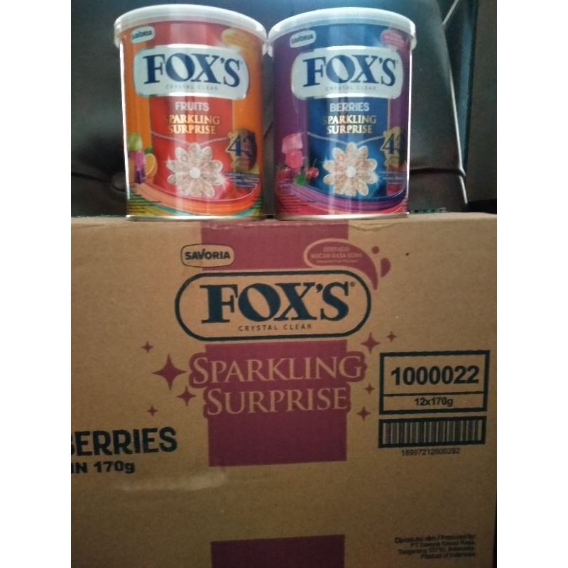 

Permen foxs kaleng crystal clear