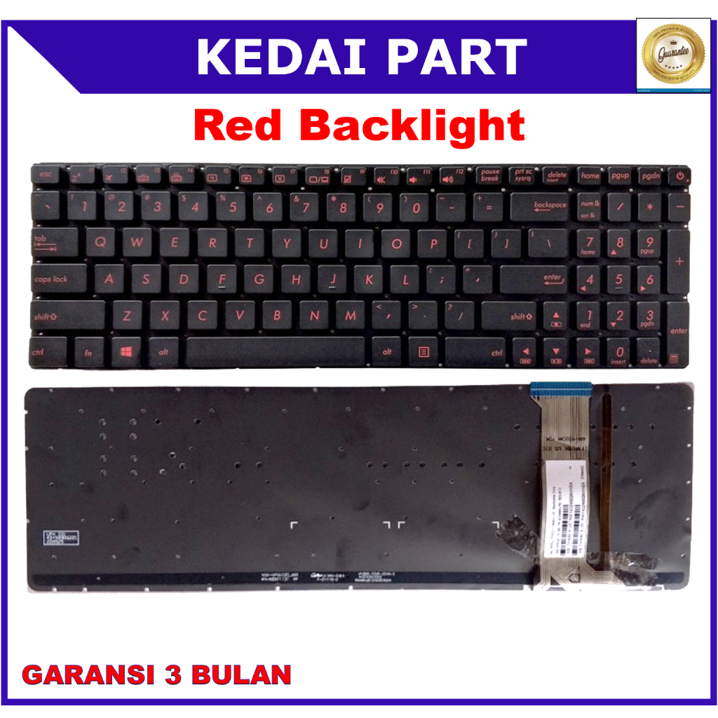 Keyboard Asus ROG G551 G771 GL551 GL551J GL552 GL742VW GL752 GL752V GL752VW GL771 N551 N552 N552J N7