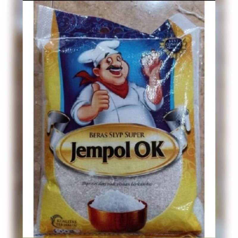 

BERAS 5KG CAP JEMPOL OK. BERAS SLYP BERKUALITAS