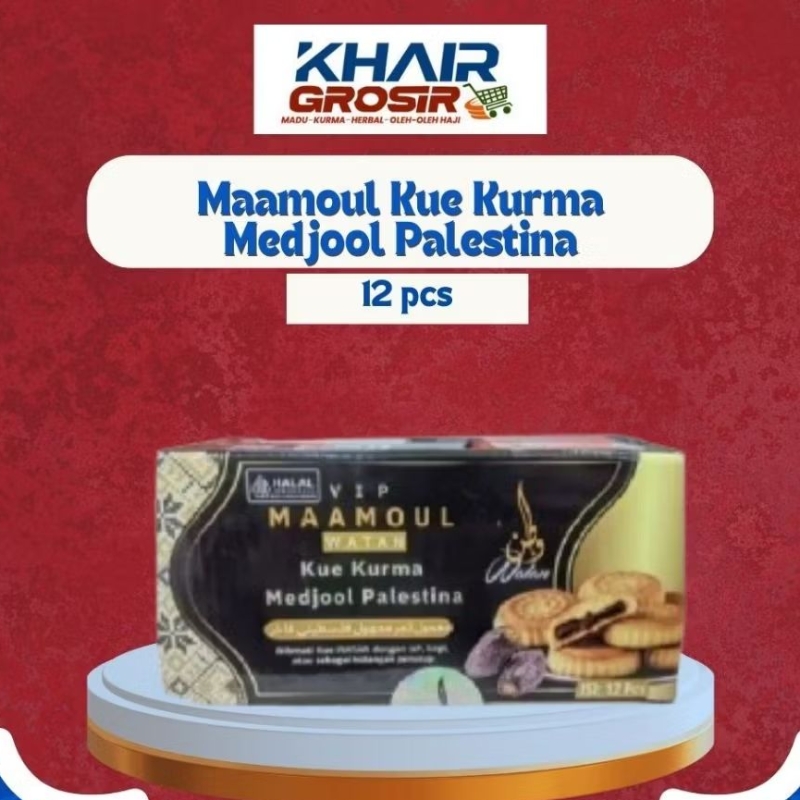 

Maamoul Kue Kurma Medjol Palestine isi 12 pcs