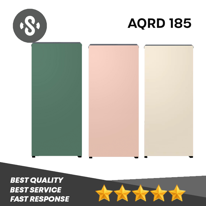 Aqua Kulkas 1 Pintu Chicolor [145 Liter] QR D185 (MBE) / AQR D185 (MME) / AQR D185 (MPE)