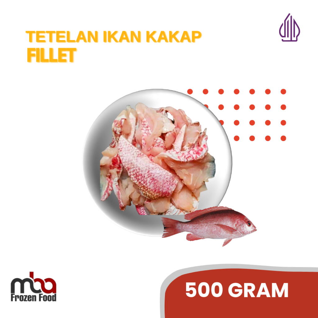 

Tetelan ikan kakap PREMIUM tanpa duri dan sirip/Premium Snnapper 500gr /Ikansegar /Ikan /Laut /Fillet /Lauk /Goreng /Bahanmasak /Tanpaduri /Frozenfood /Masak /Kakap /Merah