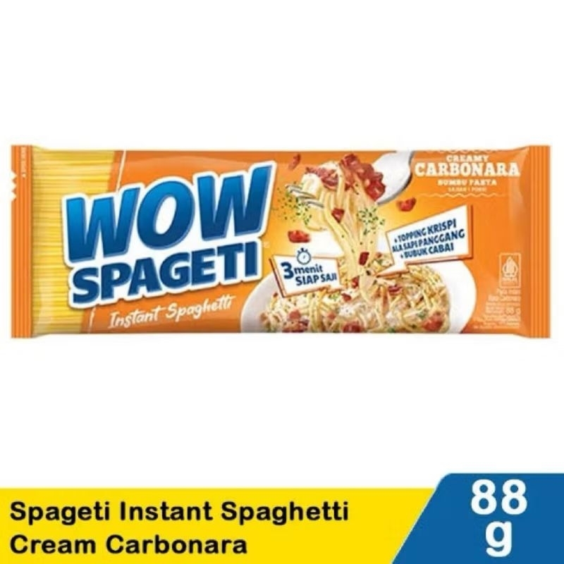 

wow spageti instant noodle instant spaghetti mie