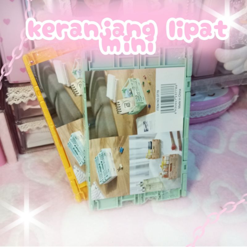 keranjang lipat mini