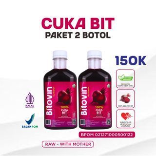 

Cuka Buah Bit 2 Botol Bitovin 600ml Jaga Jantung Lebih Stabil