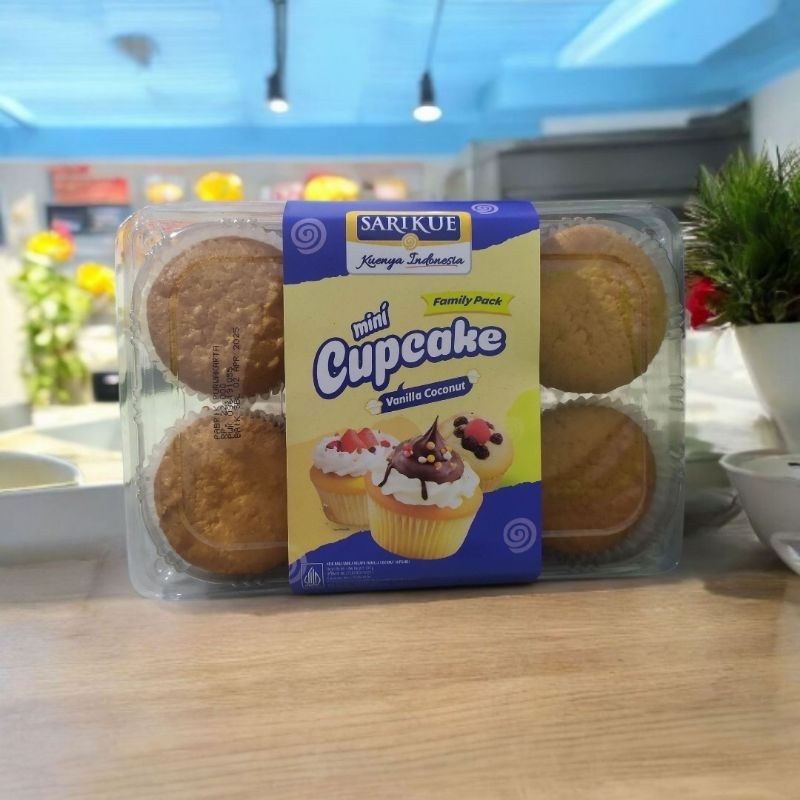 

Sari Roti Kue Mini Cupcake makanan cemilan Lembut empuk lezat lumer dimulut