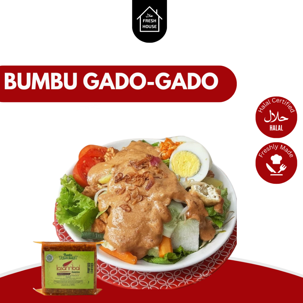 

BUMBU GADO-GADO INSTAN PEDAS/SEDANG/TIDAK PEDAS LA SAMBAL
