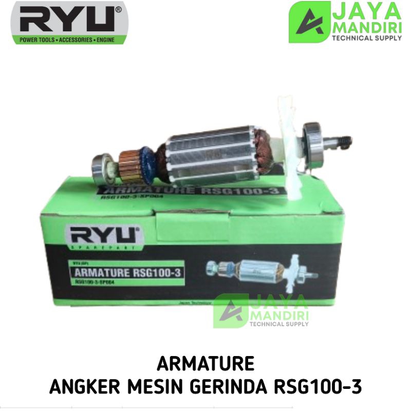 Armature RYU RSG100-3 Angker Mesin Gerinda Tangan 4"