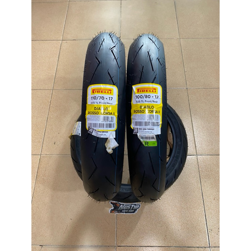 ban pirelli diablo rosso corsa 2 100/80-17 110/70-17 corsa II