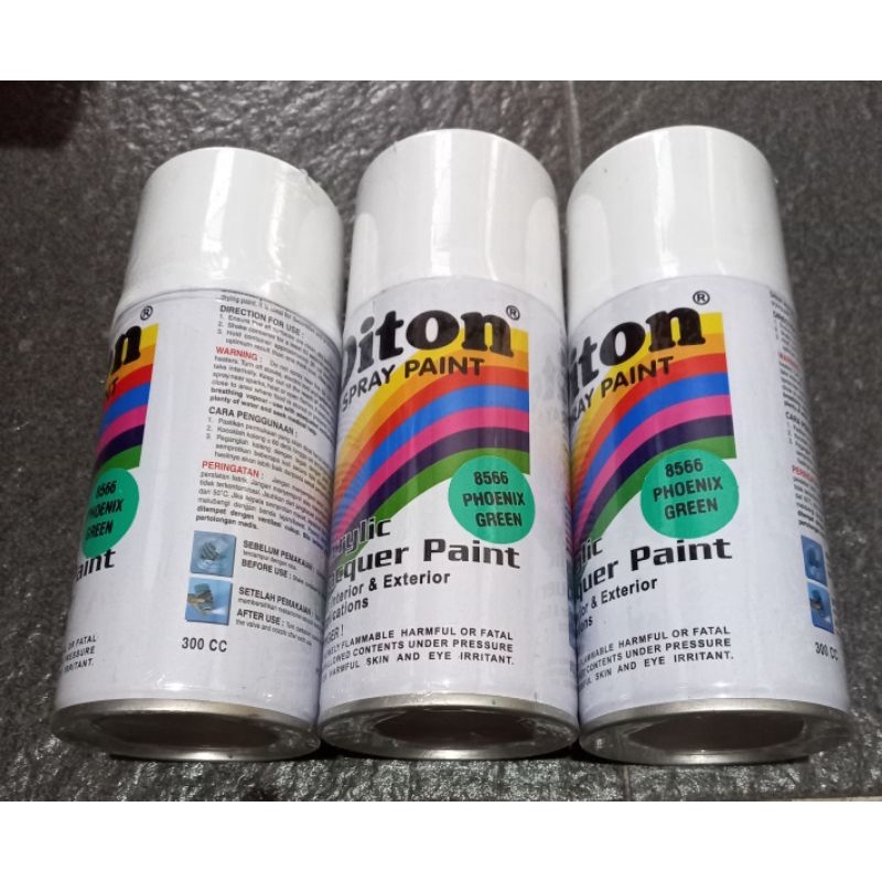 Pilok pilox diton phoenix green 8566 300cc Warna Hijau Kebiruan Sepeda Motor Mobil Velg Mesin Helm