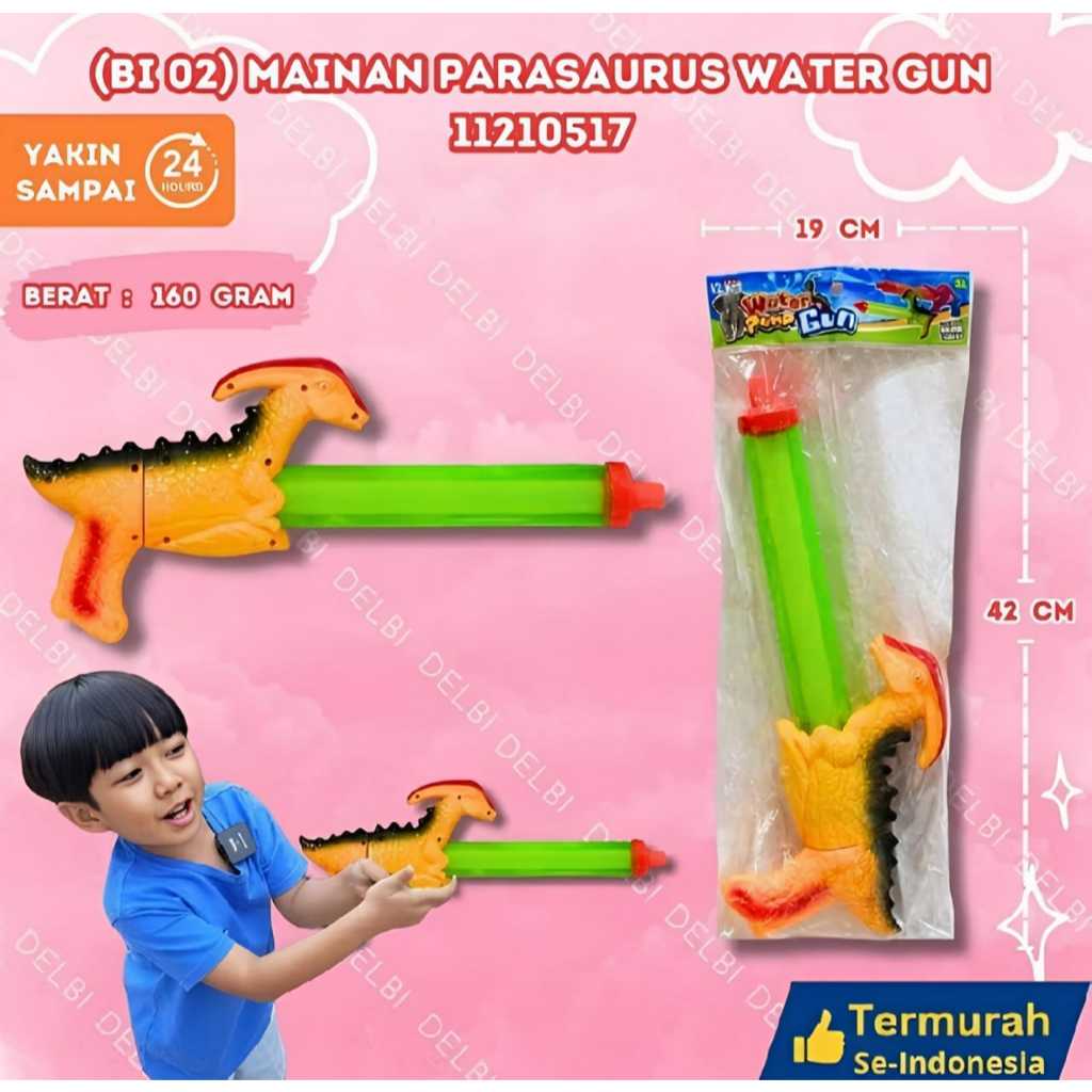 Pistol Air Dinosaurus Mainan Anak Laki Laki Perempuan Pistol Air Karakter Animal Dino