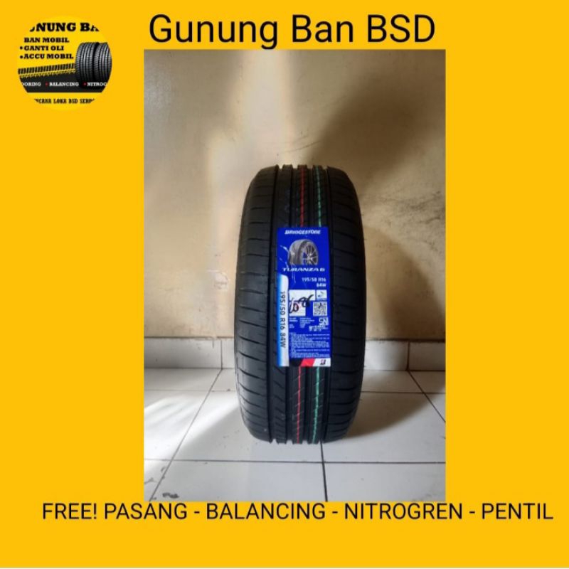 Bridegestone Turanza 6 195/50 R16