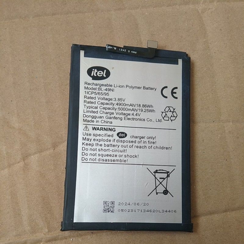 Batre Hp Itel A50 Original