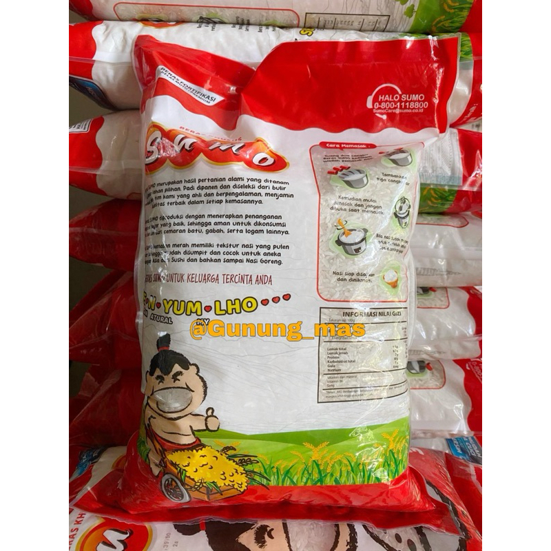

JKL Beras Sumo 3 Kg Kemasan Merah